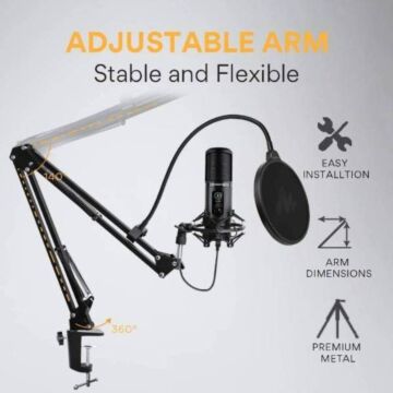 Maono AU-PM421 Professional Condenser USB Microphone Kit