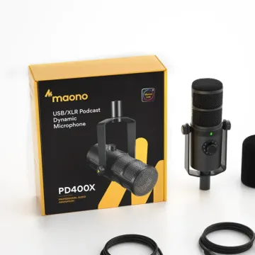 Maono PD400X Professional Dynamic Podcasting Microphone