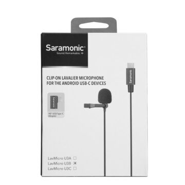 Saramonic LavMicro U3B 6 Meter Lavalier Mic for USB Type-C Microphone