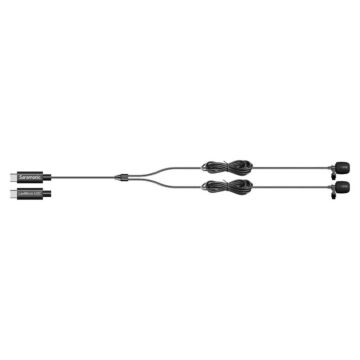 Saramonic LavMicro U3C 6 Meter Lavalier Mic for USB Type-C x 2 MIC Capsuals Microphone