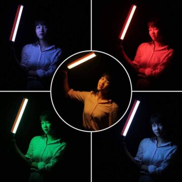 NiceFoto Handheld Bi-Color RGB LED Light Wand TC-288