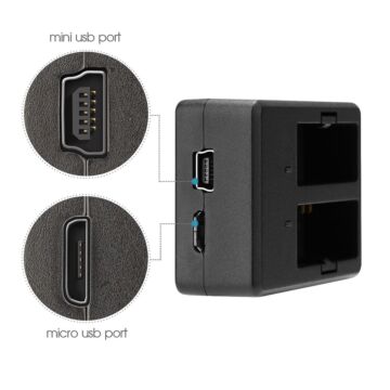 SJCAM Dual-Slot Battery Charger For SJ4000 SJ5000 M10 Series