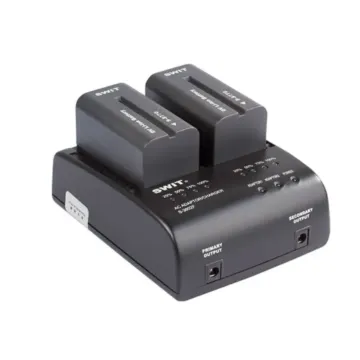 SWIT S-3602F 2-ch SONY NP-F Charger and Adaptor