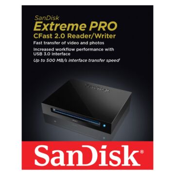 SanDisk Extreme PRO CFast 2.0 Reader/Writer USB 3.0 ความเร็วอ่าน 500MB/s (SDDR_299_G46)