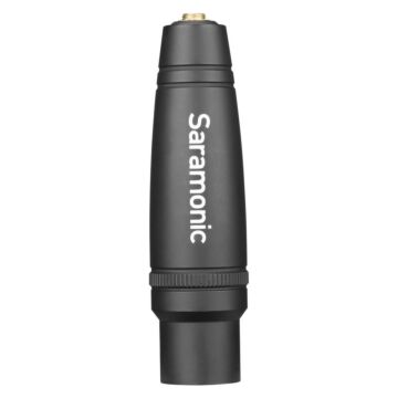 Saramonic C-XLR+ 3.5mm TRS Female to XLR Male Adapter With Phantom Power Converter