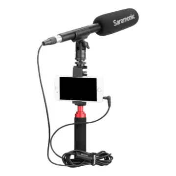 Saramonic SR-XLR35 XLR Female to 3.5mm TRRS Microphone Adapter Cable for DSLR Cameras and Smartphones (10')