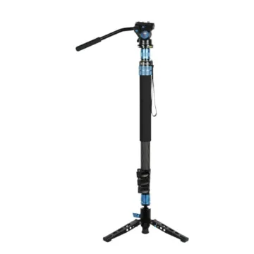 Sirui P-424FS / P-424FL 4 Sections Carbon Fiber Monopod With VA-5 Fluid Head