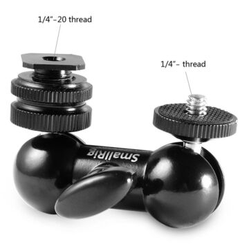 SmallRig 1135 Double End Ball Head with Cold Shoe and Thumb Screw