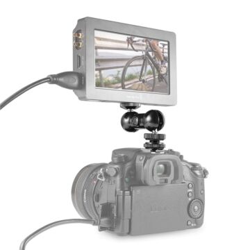 SmallRig 1135 Double End Ball Head with Cold Shoe and Thumb Screw