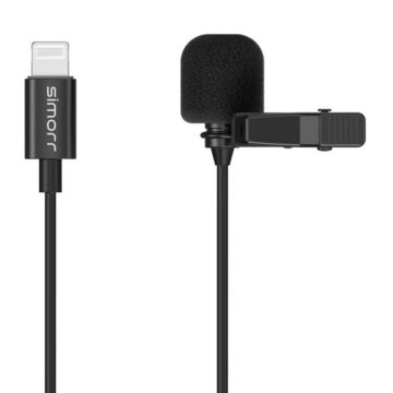 Simorr 3453 Wave L1 Lightning Lavalier Microphone