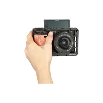SmallRig APS2318 Wooden Handgrip for Sony A6400 Cage