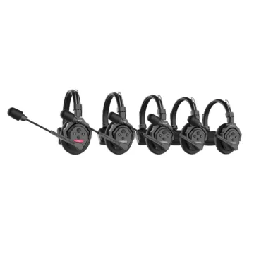 Synco XTalk X5 Wireless Intercom System with 5 Headsets (2.4 GHz)