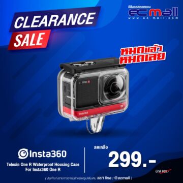 Telesin One R Camera Waterproof Case For Insta360 One R