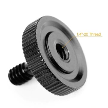 Tripod Screw 1/4" To Flash Hot Shoe Mount Adapter