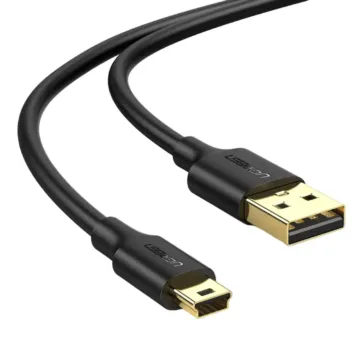 Ugreen 10385 1.5M USB 2.0 A Male to Mini 5 pin Male Cable Gold Plated