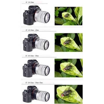 Viltrox Sony DG-NEX Automatic Macro Extension Tube Set