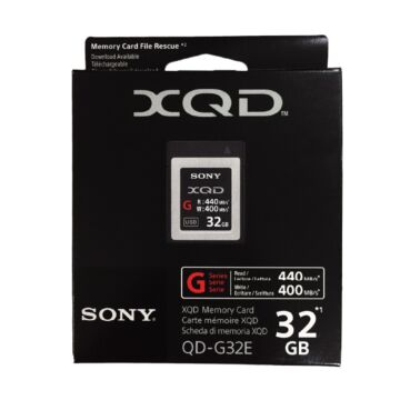 Sony XQD Card G Series (Read 440 MB/s Write 400MB/s)