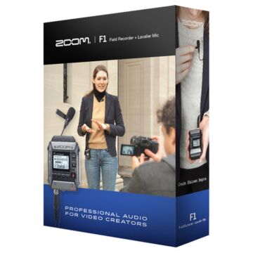 Zoom F1-LP Field Recorder With Lavalier Microphone