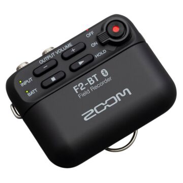 Zoom F2BT Field Recorder and Lavalier Mic With Bluetooth