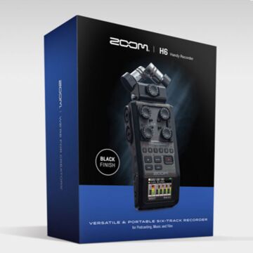 Zoom H6 Black Multi Track Handy Recorder