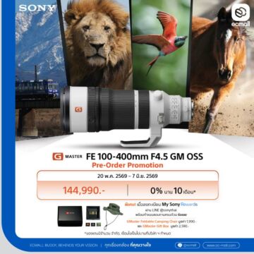 Sony FE 100-400mm f/4.5 GM OSS Lens