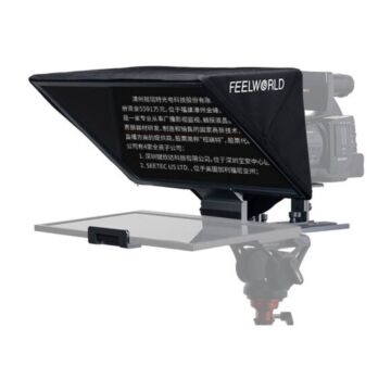 FeelWorld TP16 16 Inch Folding Teleprompter Supports up to 16" Tablet Horizontal Vertical Prompting