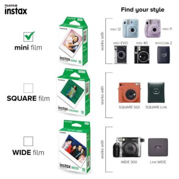 Fujifilm Instax Mini Film Mermaid Tail Instant Film
