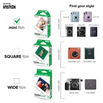 Fujifilm Instax Mini Film Spray Art