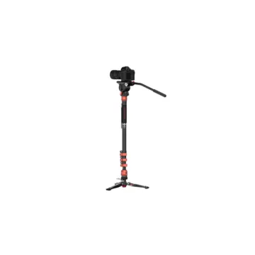 iFootage Cobra 3 Carbon Fiber Flip Lock Pedal Monopod CB3 C180F-P