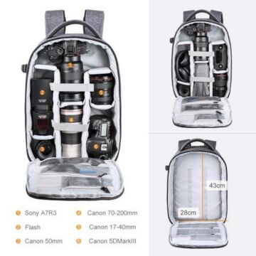 K&F Concept 13.044V5 Rucksack Waterproof Backpack