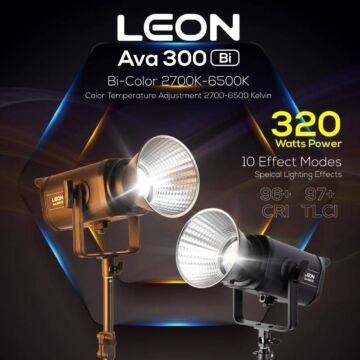 LEON AVA300 Bi-Color ชุดไฟ ACTIVE 320C (Leon Ava300bi + Lakrpne Lantern 65 + Light Stand 265)