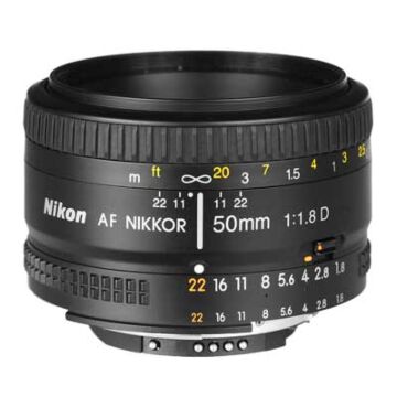 Nikon AF NIKKOR 50mm f/1.8D Lens