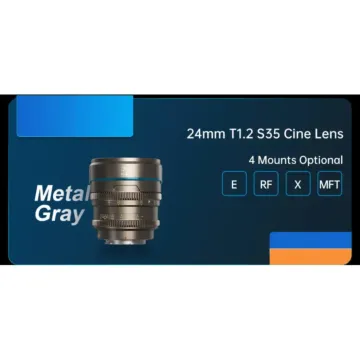 Sirui Nightwalker 24mm T1.2 S35 Lens