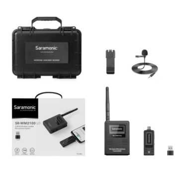 Saramonic SR-WM2100 For Smartphone / Computer  ชุด U1 (1TX+1RX)