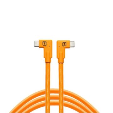 TetherPRO CUC15RT2RT-ORG USB-C To USB-C Right Angle Cable 15' (4.6M)