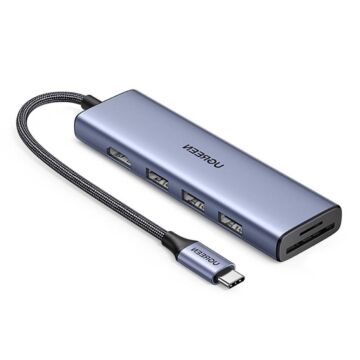 Ugreen 20956A Port Hub 6-in-1 USB-C to 3xUSB-A, HDMI, TF/SD