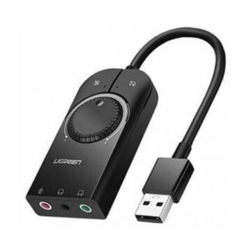 Ugreen 40964 USB 2.0 External Stereo Sound Adapter 15cm