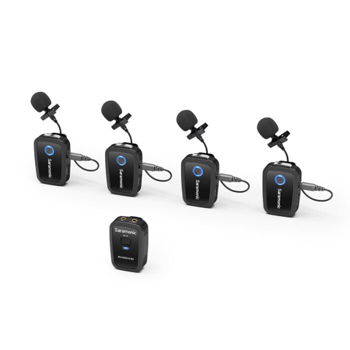 Saramonic Blink500 T4 Wireless Mic System with 4 Independent Channels (1RX+4TX ) by  in  - EC MALL