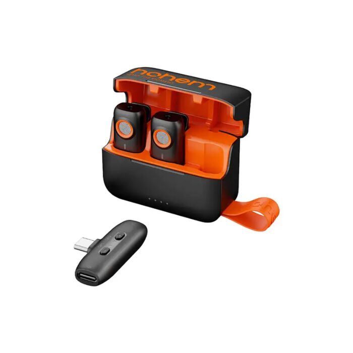 Hohem Microphone MIC-01 Wireless Microphone (2TX+1RX+Charging Case) by  in  - EC MALL