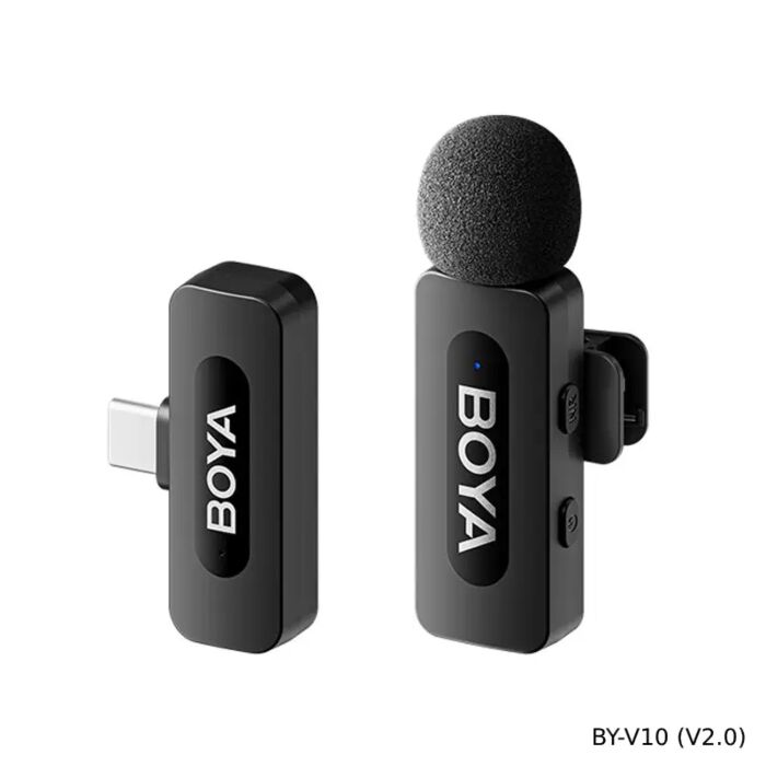 Boya BY-V10 / V20 (V2.0) Ultracompact 2.4GHz Wireless Microphone System by  in  - EC MALL