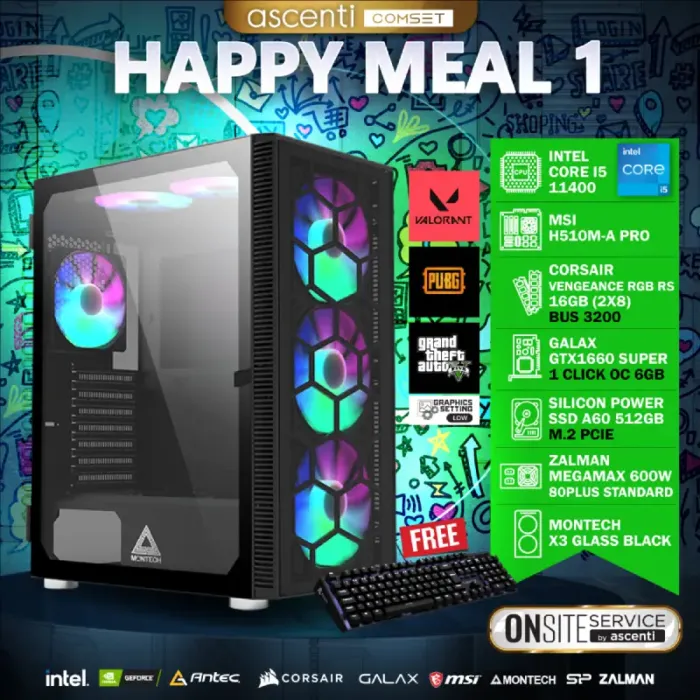 Ascenti Comset Happy Meal 1 by  in  - EC MALL