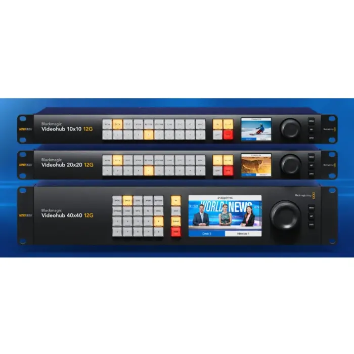 Blackmagic Videohub 20x20 12G เราเตอร์ 4K60 Zero Latency ราคาดี