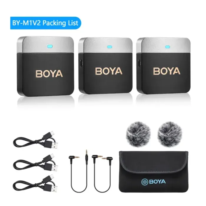 Boya BY-M1V2 For (3.5mmTRS TRRS) Wireless Microphone by  in  - EC MALL