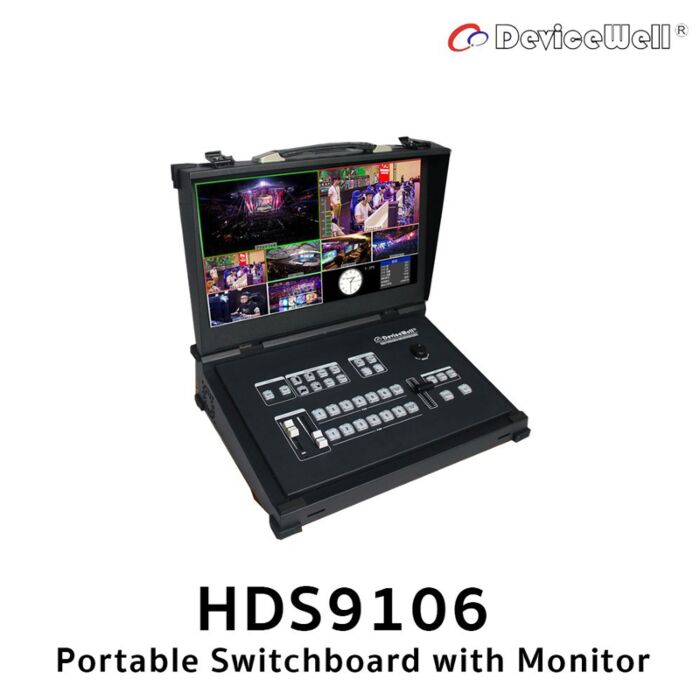 Devicewell HDS9106 Portable switchbooard with monitor HDMI*2 +SDI4 SD/HD/3G by  in  - EC MALL