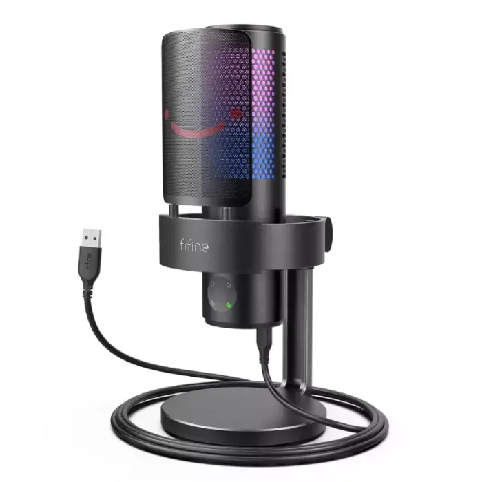 FIFINE A9 Podcast RGB Microphone Mic Studio Usb Condenser by  in  - EC MALL