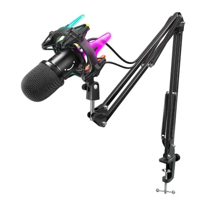 FIFINE K651 USB Dynamic Microphone Bundle with RGB Shock mount &amp; Touch-Sensitive Mute Button by  in  - EC MALL