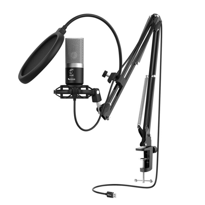FIFINE T670 Condenser Microphone & Audio Jack Set by  in  - EC MALL
