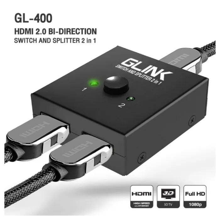 Glink GL400 HDMI Bi-Direction Switch and Splitter 2 In 1 by  in  - EC MALL