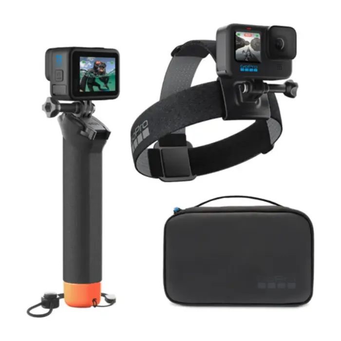 GoPro Adventure Kit 3.0 (AKTES-003) (The Handler ,Head Strap 2.0+Compact Case) by  in  - EC MALL