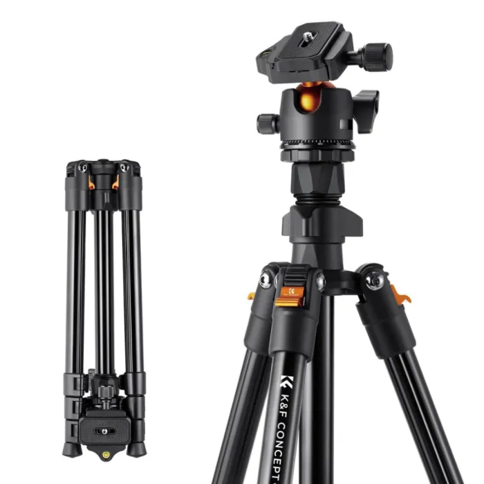 K&F Concept BI234M Lightweight Travel / Vlog Tripod Kit (K234A0+BH-28L) by  in  - EC MALL